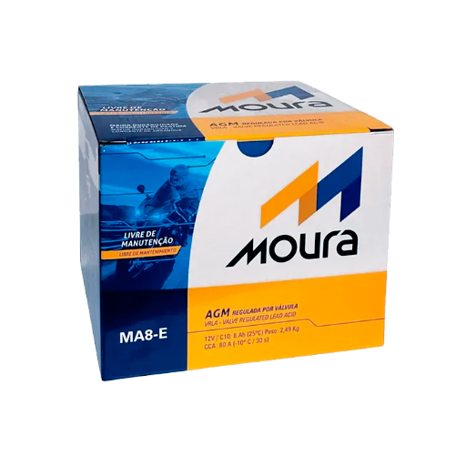 BATERIA PARA MOTO MOURA mA8-E